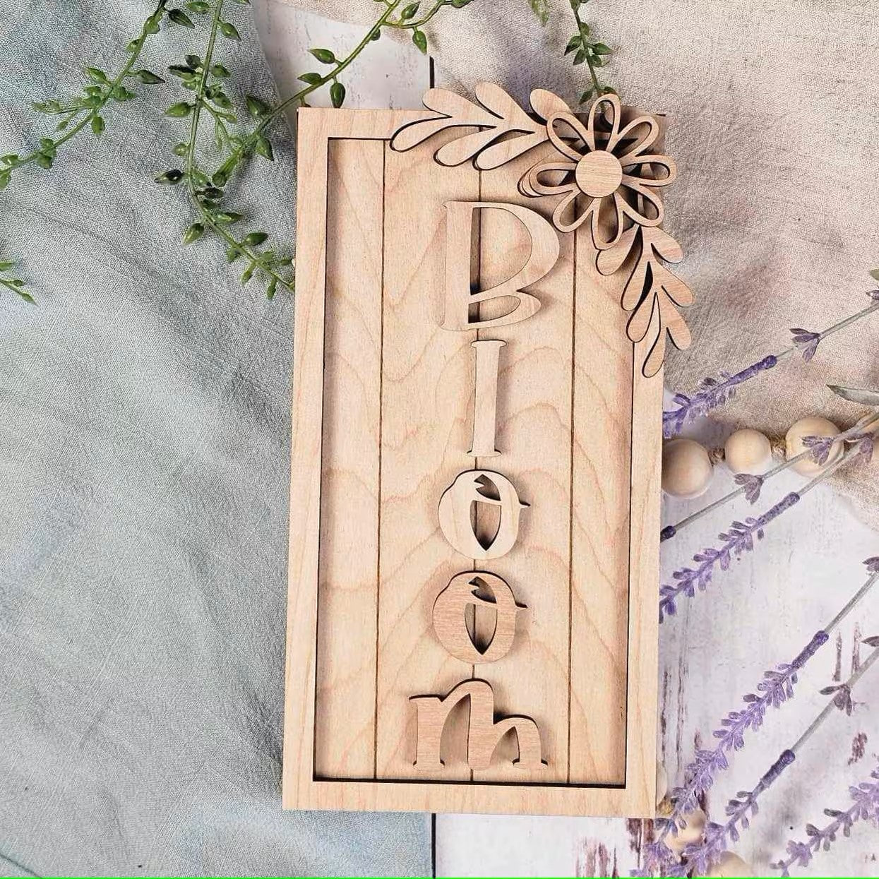 A Trio of Spring Signs DIY Kit | Spring DIY Sign Kits | Modern Farmhouse Spring Decor Kit | Whimsical DIY Spring Decor