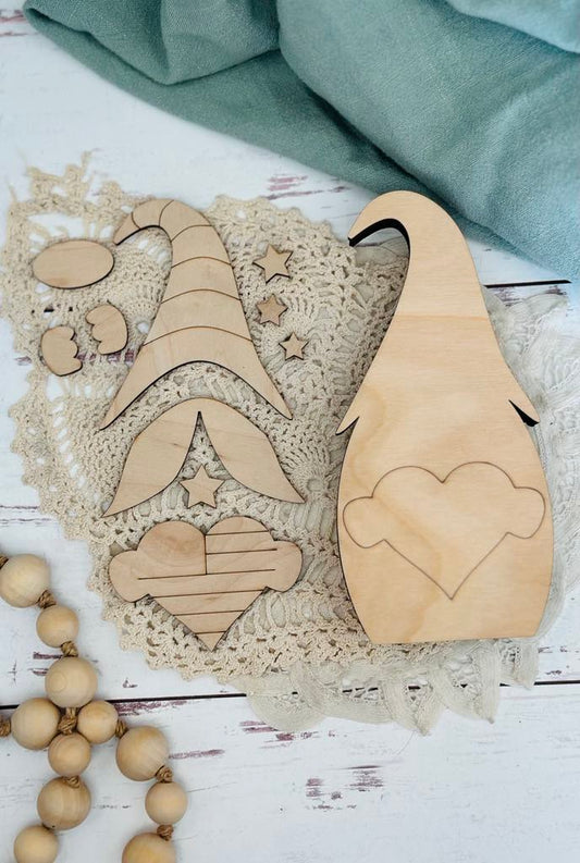 Chunky Patriotic Gnome DIY Kit
